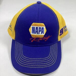 NAPA Racing Hat Cap Chase Elliott #9 NASCAR Adjustable Blue Yellow